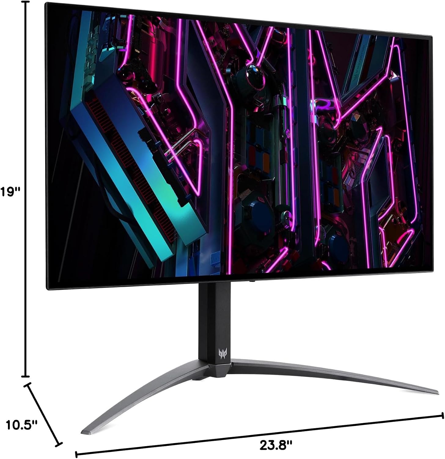 acer Predator X27U | 27' WQHD 2560 x 1440 OLED Gaming Monitor | AMD FreeSync Premium | Up to 240Hz | Up to 0.01ms | 1000nits@HDR 3% | DCI-P3 99% | Delta E<1 | USB Type-C, DP 1.4 & 2 x HDMI 2.0