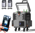 LiTHELi FrozenPack Wild 12V Car Refrigerator & Portable Electric Cooler, 20L/21QT with 2 U20 Batteries, Backpack Design, -4~68℉ Travel Fridge Freezer for Camping, Road Trips, RV, Boat&Beach