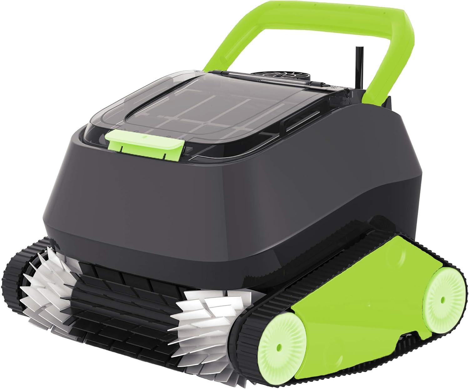 8streme Black Pearl Inground Robotic Pool Vacuum Cleaner, Wall Climbing & Scrubbing, Easy Top Load 7 Quart Filter, FREE Fine Filter for Dirt and Debris, Ideal for In-Ground Pools up to 10 Feet Deep