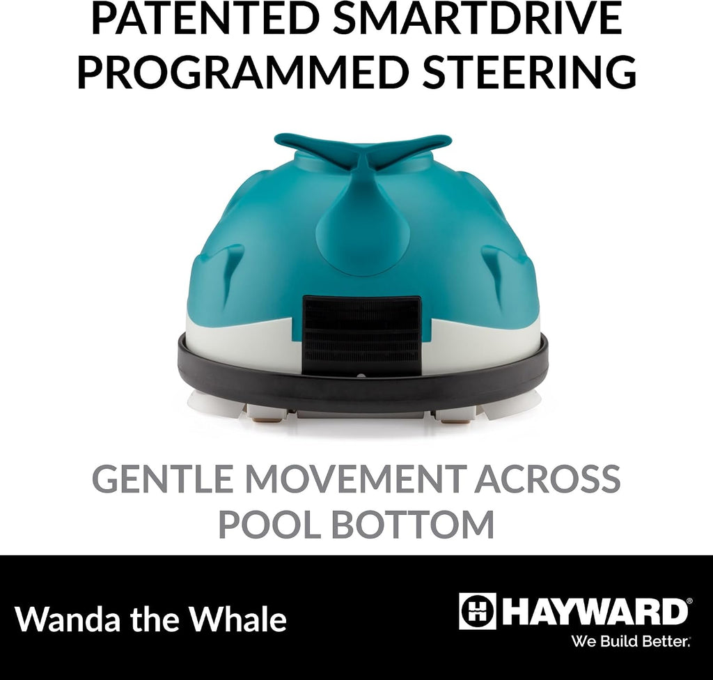 Hayward W3900 Wanda the Whale Above-Ground Suction Pool Cleaner for Any Size Pool, Automatic Pool Vacuum Cleaner