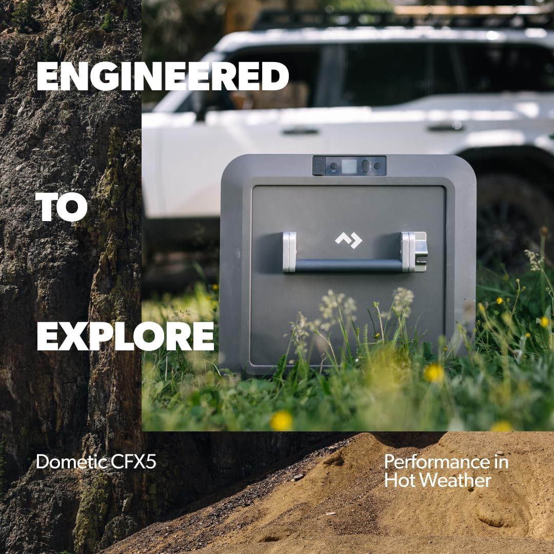 Dometic CFX Electric Cooler | Portable Freezer | CFX5 & CFX3 Series | AC/DC or Solar Powered