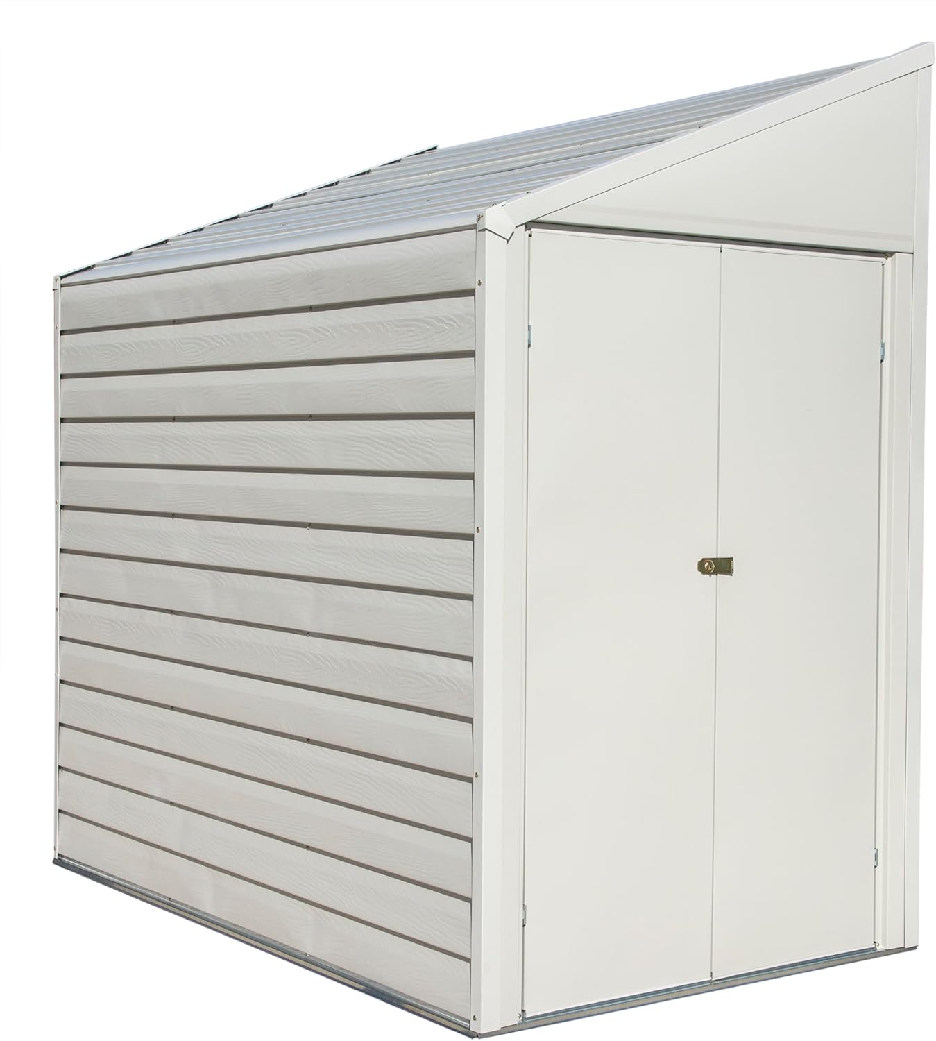 Arrow Shed YS47-A Compact Galvanized Steel Storage Shed with Pent Roof, 4' x 7'