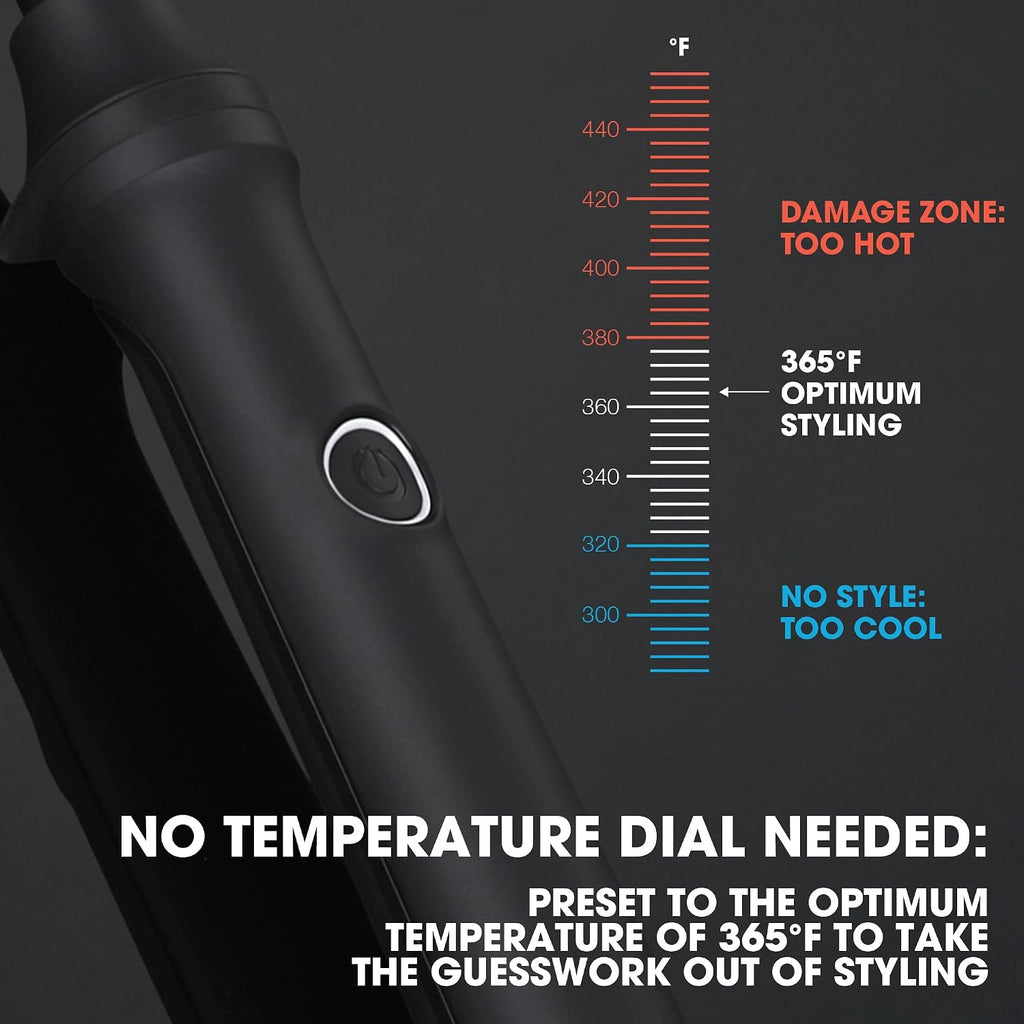 ghd Curve® Professional Hair Curling Irons & Wands | Soft Waves, Classic and Tight Curls | 0.5 –1.5 Inch Barrels' | 365ºF Styling Temp Preventing Heat Damage + Auto Sleep Mode