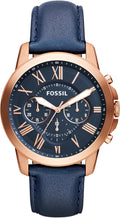 Fossil Men's Watch, Grant Quartz Stainless Steel Chronograph Watch for Men