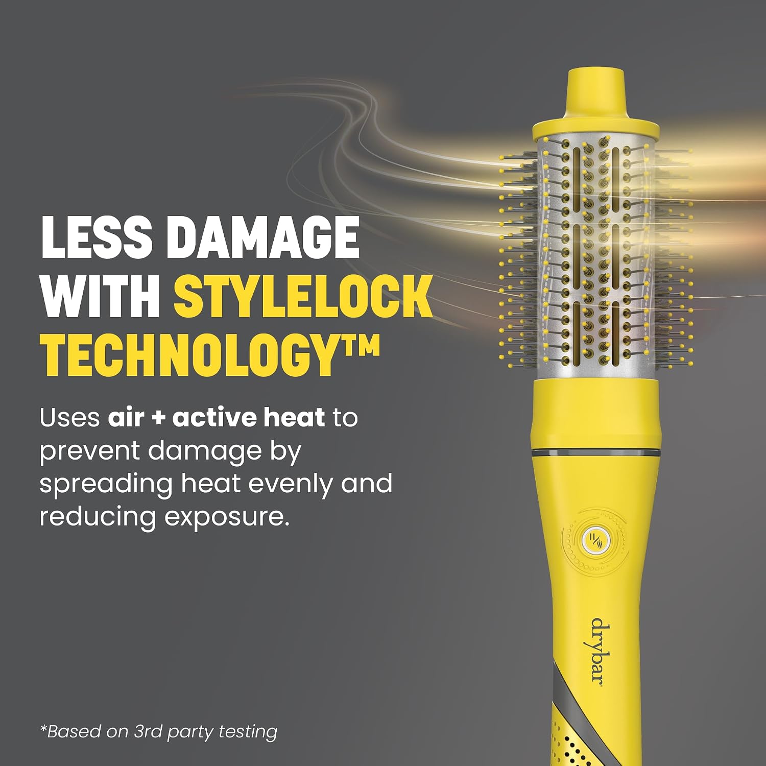 Drybar All-Inclusive Air + Active Heat 8-in-1 Multi-Styler, for Fast Drying, Long-Lasting Curls, Blowouts, Sleek Styles - Wet or Dry Styling Made Easy, 120V