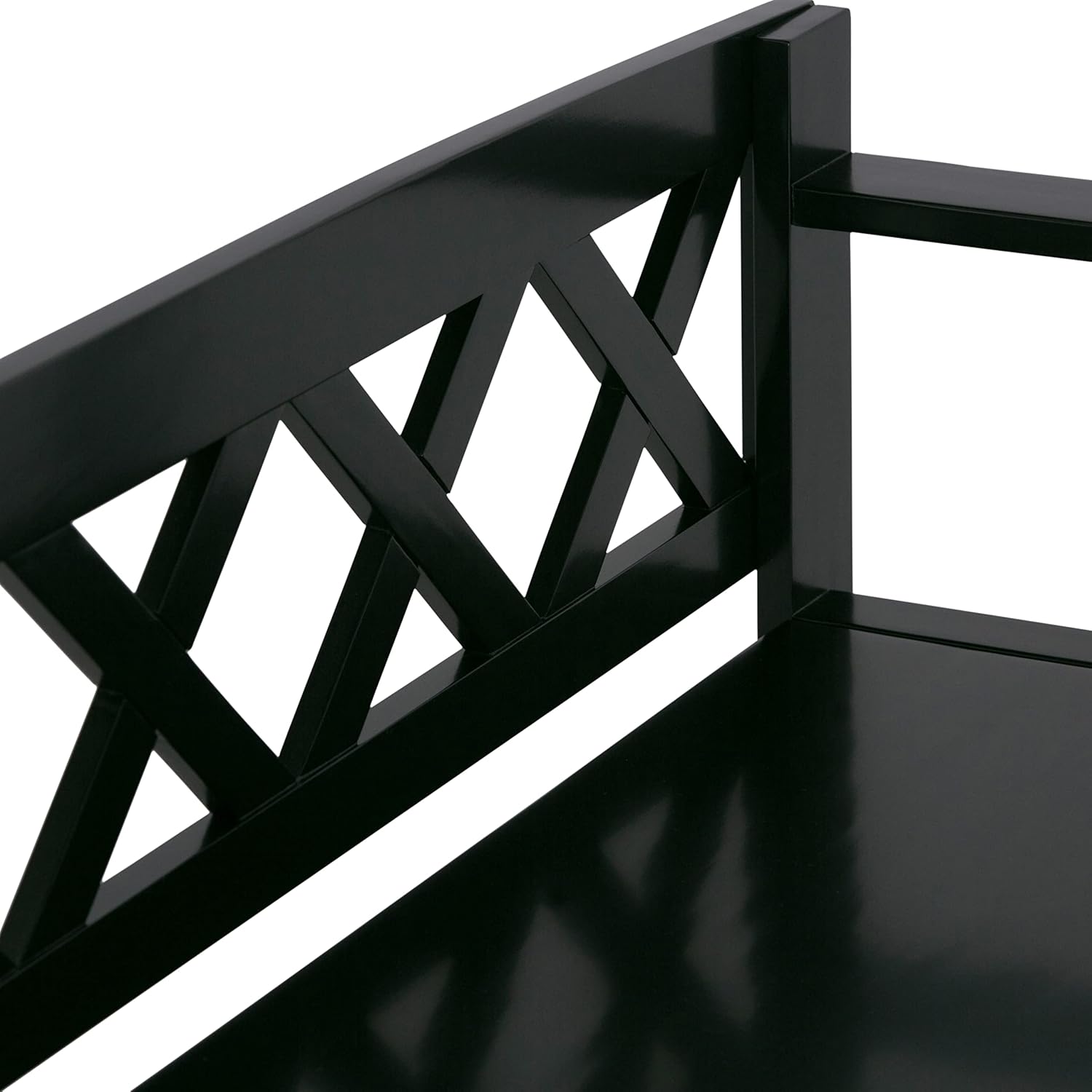 SIMPLIHOME Amherst Entryway Storage Bench - 48 inch Wide Solid Wood Hallway Seat in Black, Transitional Bench for Entryway or Living Room with Lift-Up Lid and Spacious Storage