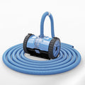 VINGLI Automatic Suction Pool Cleaner Robot for Inground Pools – Powerful Suction-Side Vacuum with 40FT Tangle-Free Pool Cleaner Hose - Ideal for Pool Cleaning Kits & Equipment, Memory Blue