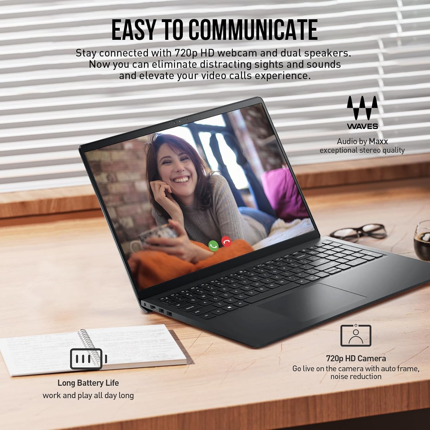 Dell Inspiron 15.6' FHD Touchscreen Laptop, 13th Gen Intel Core i5 (Beat i7-1250U), 16GB RAM, 768GB Storage (256GB PCIe SSD + 512GB External), Win 11, Office 365 for Web, w/WOWPC Bundle