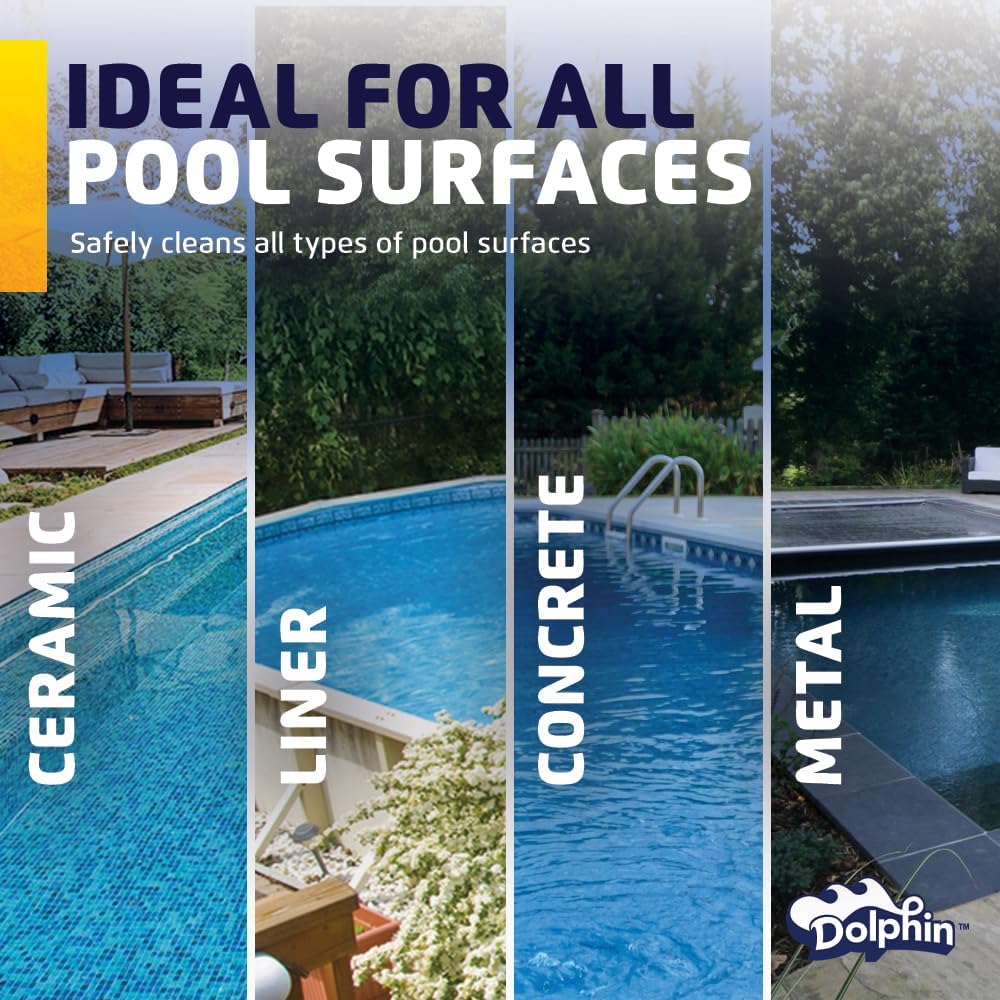 Dolphin Wave 140 Automatic Robotic Pool Vacuum Cleaner with Remote and Multi-Purpose Caddy, Auto-Release Cable System, Ideal for Commercial Pools up to 127 FT in Length