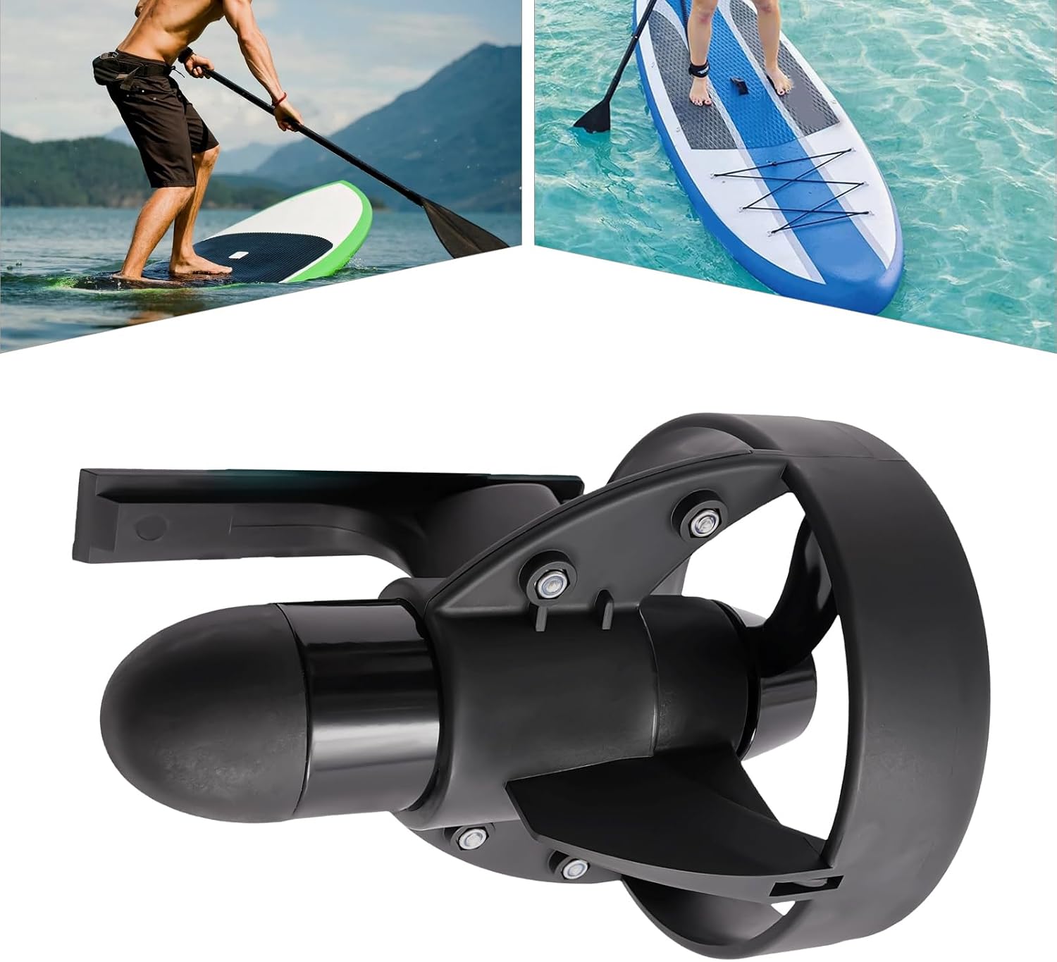 Underwater Thruster Underwater Scooter Electric Fin Stand Up Paddle Board 12V Sea Scooter for Paddleboard, Fishing Board, Surfboard, Max. Thrust: Within 1102.31 lbs