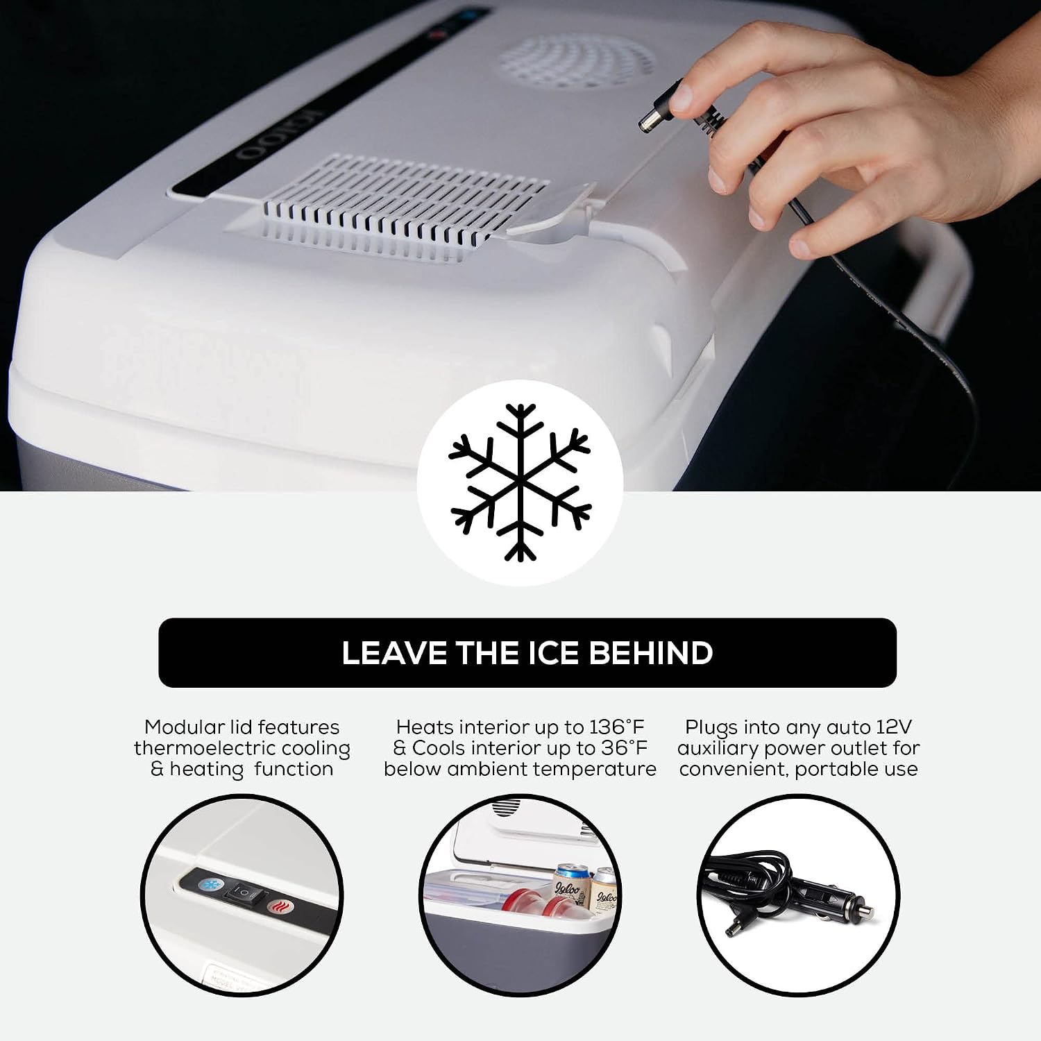 Igloo Iceless Thermoelectric Cooler | Portable Electric Plug-in Coolers