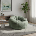Giant Bean Bag Chair for Adults – Large Comfy Stuffed Sofa Seat with Spacious Design for Reading, Gaming, or Relaxing (Dark Green)