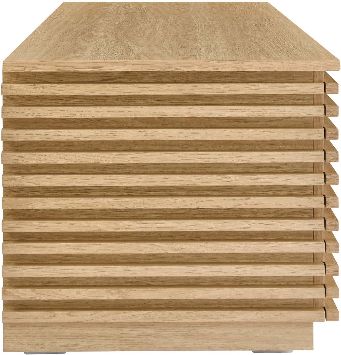 Modway Render 47' Wood Grain Storage Bench in Oak