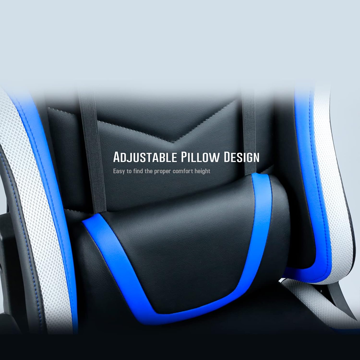 Raidmax DK925 Ergonomic Gaming Chair with Adjustable Armrest and RGB Lighting with Remote Control- Reclining, High-Performance Chair with Lumbar Support