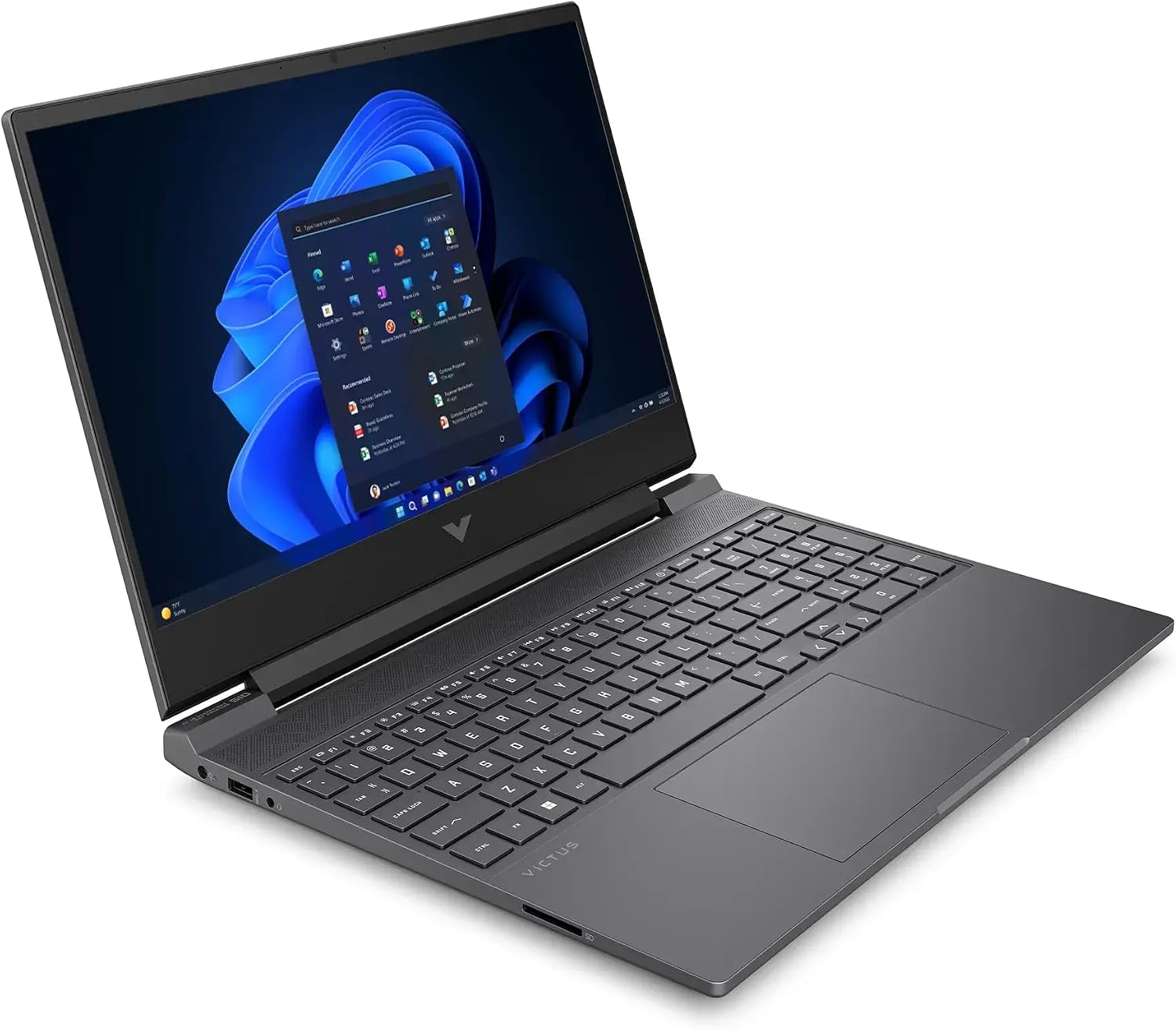 HP Victus 15 Gaming Laptop,15.6' FHD 144Hz Display, AMD Ryzen 5 7535HS, 16GB DDR5 RAM, 1TB NVMe SSD, AMD Radeon RX 6550M(> RTX 3050), Backlit KB, Wi-Fi 6, HDMI, Windows 11 Pro, w/BWE Accessories