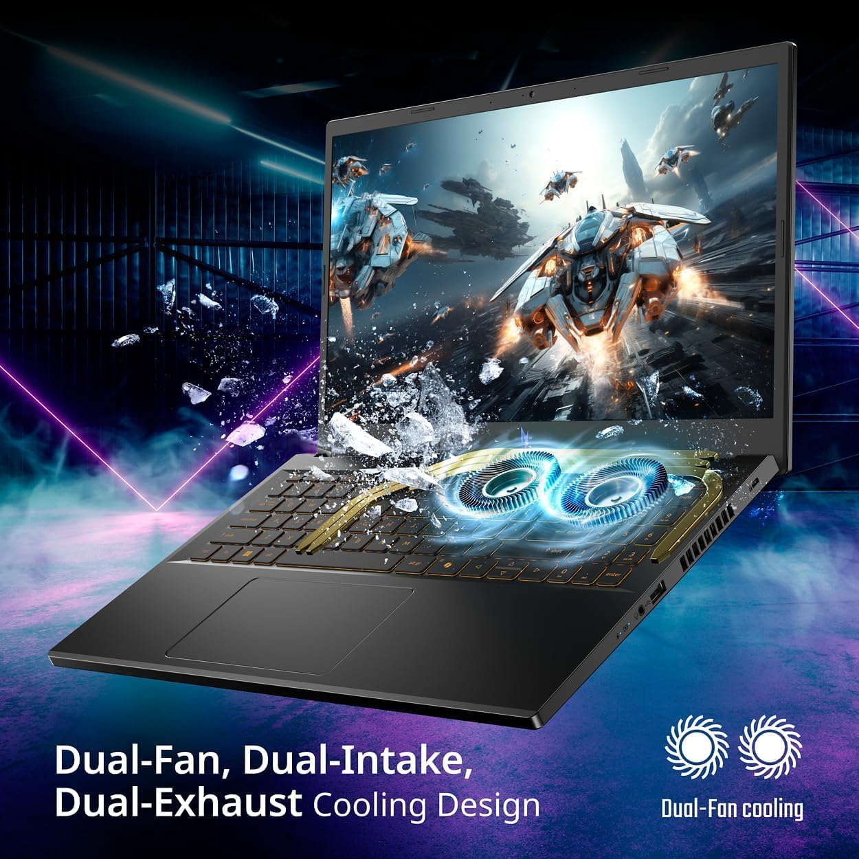 ASUS TUF A16 Gaming Laptop RTX 5070 MUX Switch - AMD Ryzen 9 270 Beat i9-12950HX -16' FHD+ Display G-SYNC -64GB RAM -2TB SSD -RGB Backlit Keyboard -Webcam -2025 Portatil Gamer PC Copilot