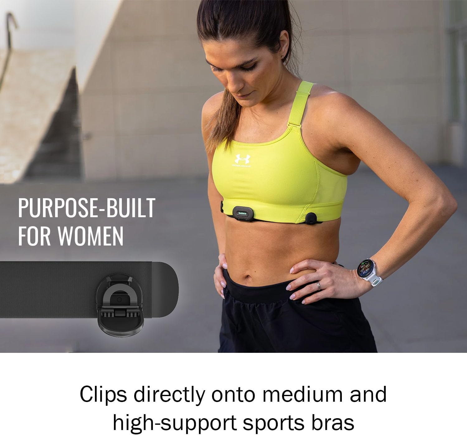 Garmin HRM Heart Rate Monitor Chest Strap | Wireless, Real-Time Transmission for Indoor and Outdoor Exercise | Signature Series Resistance Band