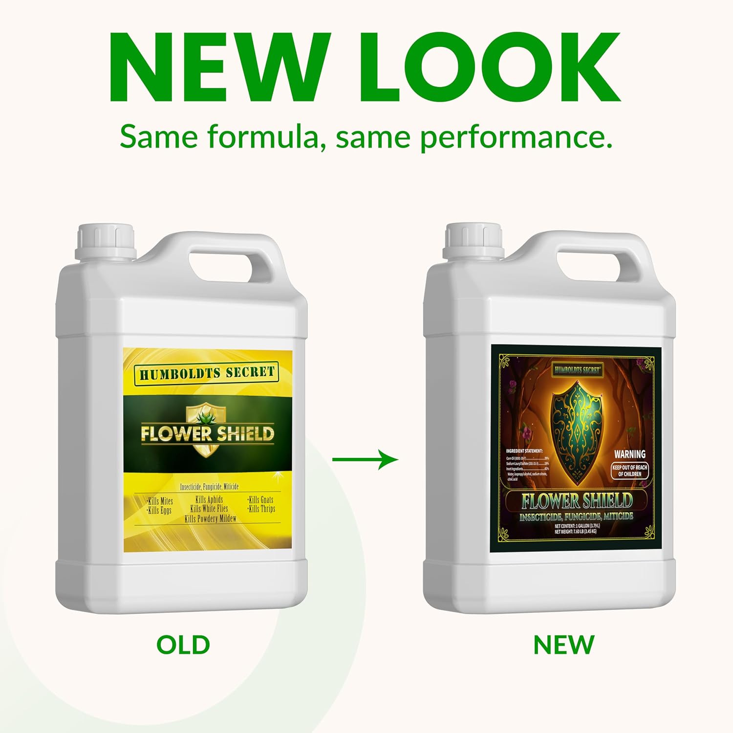 Humboldts Secret Flower Shield | Plant Care Spray for Routine Foliar Application & Maintenance | Naturally Derived, Oil-Based Formula | Indoor & Outdoor Plants | 1 Gallon