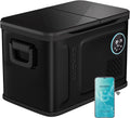 EUHOMY 12 Volt Refrigerator, 37QT Dual Zone Electric Cooler APP Control, Car Refrigerator with 12/24V DC 110-240V AC, Car Fridge -4℉~68℉, Portable Freezer Aluminum Interior for Camping,Trip,Home,Truck