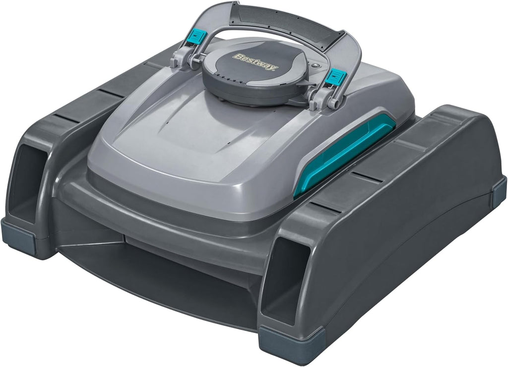 Bestway AquaTronix Pro G300 Automatic Robotic Pool Vacuum and Surface Skimmer Cleaner, Cordless Pool Robot, 120-Min Runtime, Cleans Pool Floor and Waterline, Self-Parking