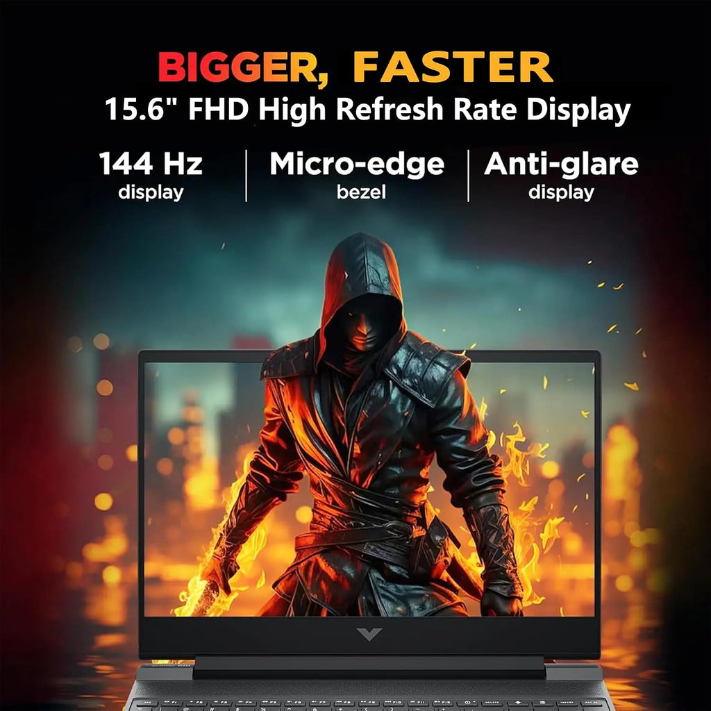 HP Victus Gaming Laptop | 15.6' FHD IPS 144Hz Anti-Glare | Intel 8-Core i5-13420H (>i7-12650H) | 64GB DDR4 2TB SSD | GeForce RTX 4050 6GB | Backlit Type-C WiFi 6 Fast Charge Win11 Pro w/DLCA Accessory