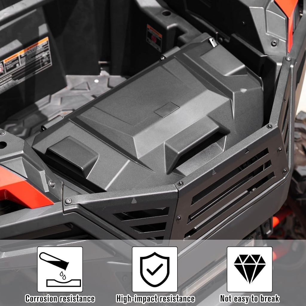 A & UTV PRO 42 QT Rear Cargo Box for 2020-2026 Polaris RZR PRO XP/RZR PRO XP 4/2022-2024 RZR Turbo R Accessories, Water Resistant Storage Bin, Replace OEM # 2883752, NOT FIT RZR XP 1000 Model