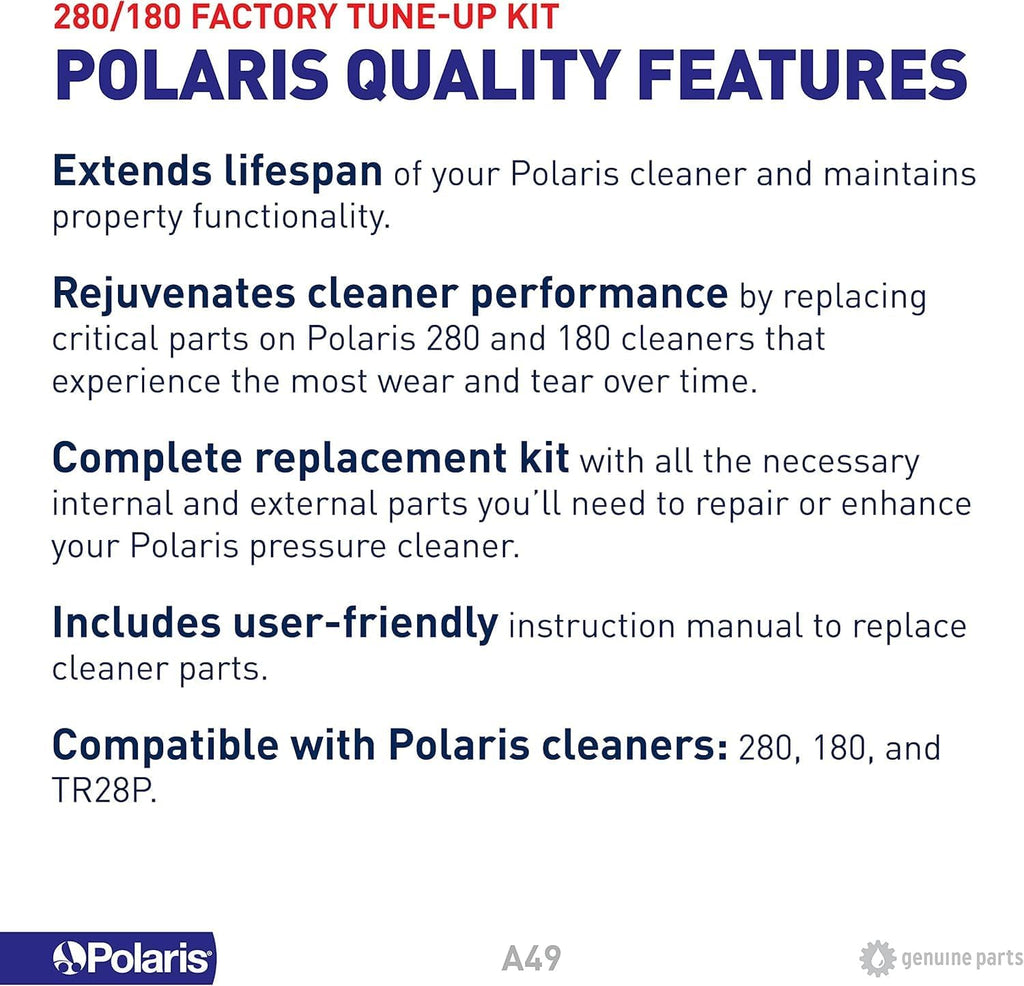 Polaris Genuine Parts 280/180 Factory Tune Up Kit, A49
