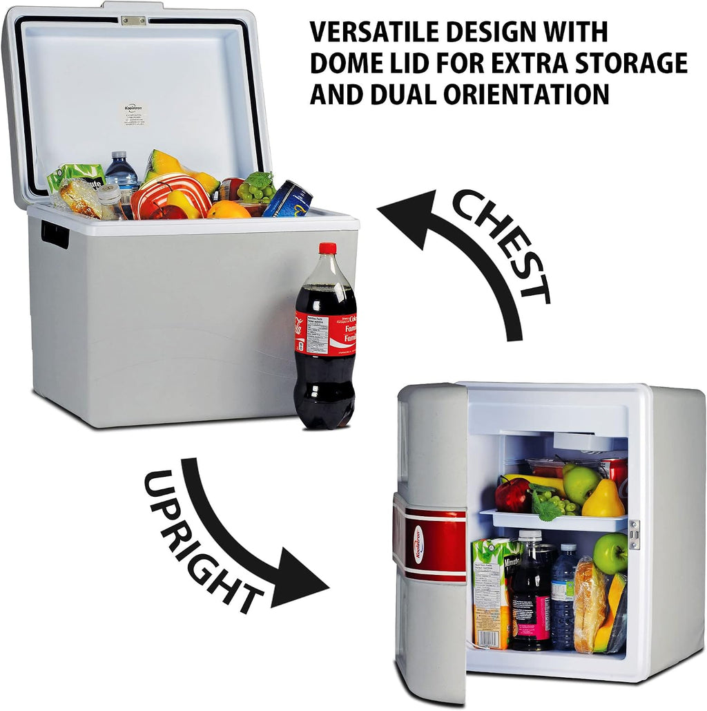 Koolatron 12V Iceless Cooler & Warmer – Portable Electric Cooler/Nevera Portátil Eléctrica for Car Truck Camper Boat, Hard Sided Mini Fridge for Camping Picnic Travel Lunch Food Drinks Office 45 qt