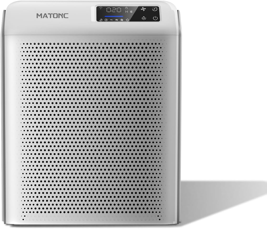 Air Purifiers for Large Room up 3500 ft², Powerful Air Cleaner with Smart WiFi App Control, PM2.5 Display Air Quality, Sleep Mode and Auto Mode