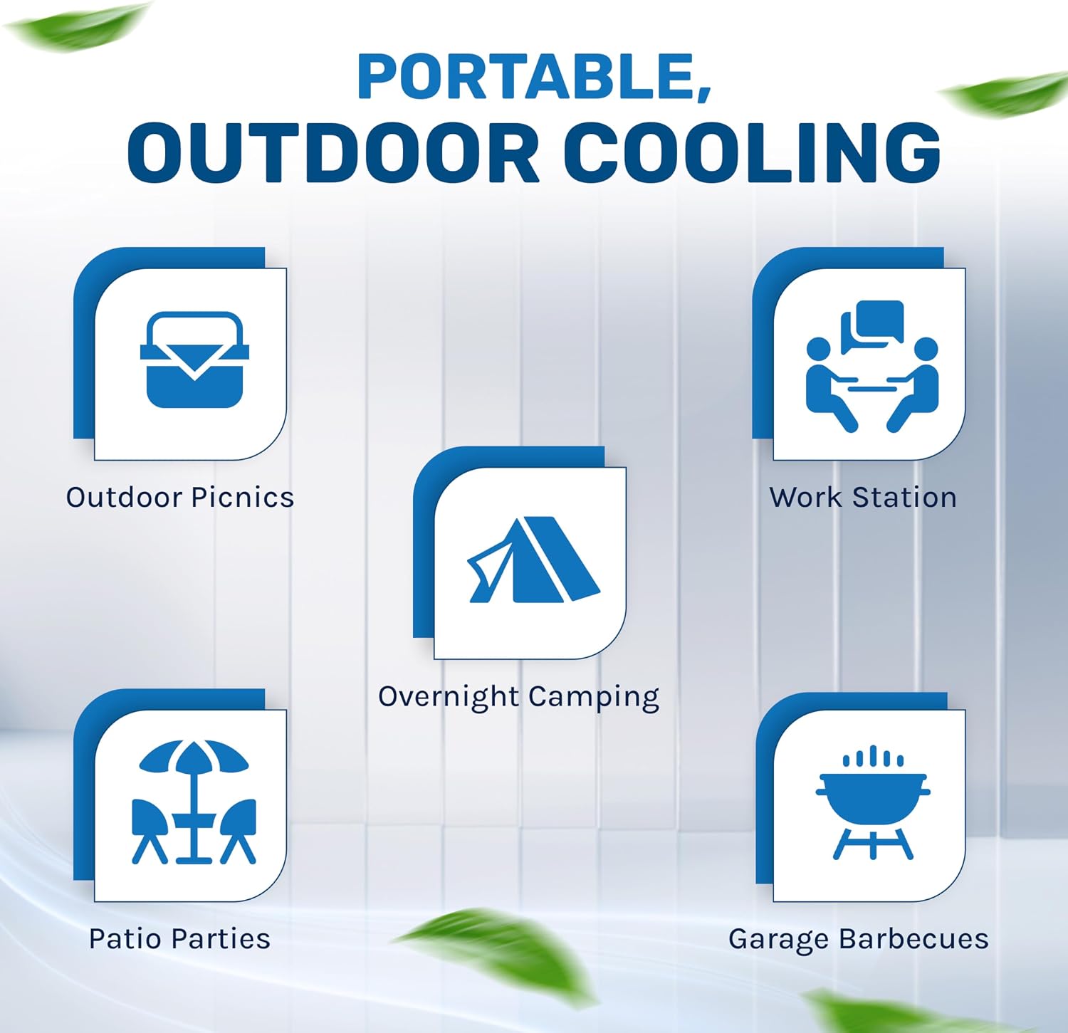 Hessaire MC61M 5,300 CFM 3-Speed Portable Evaporative Cooler