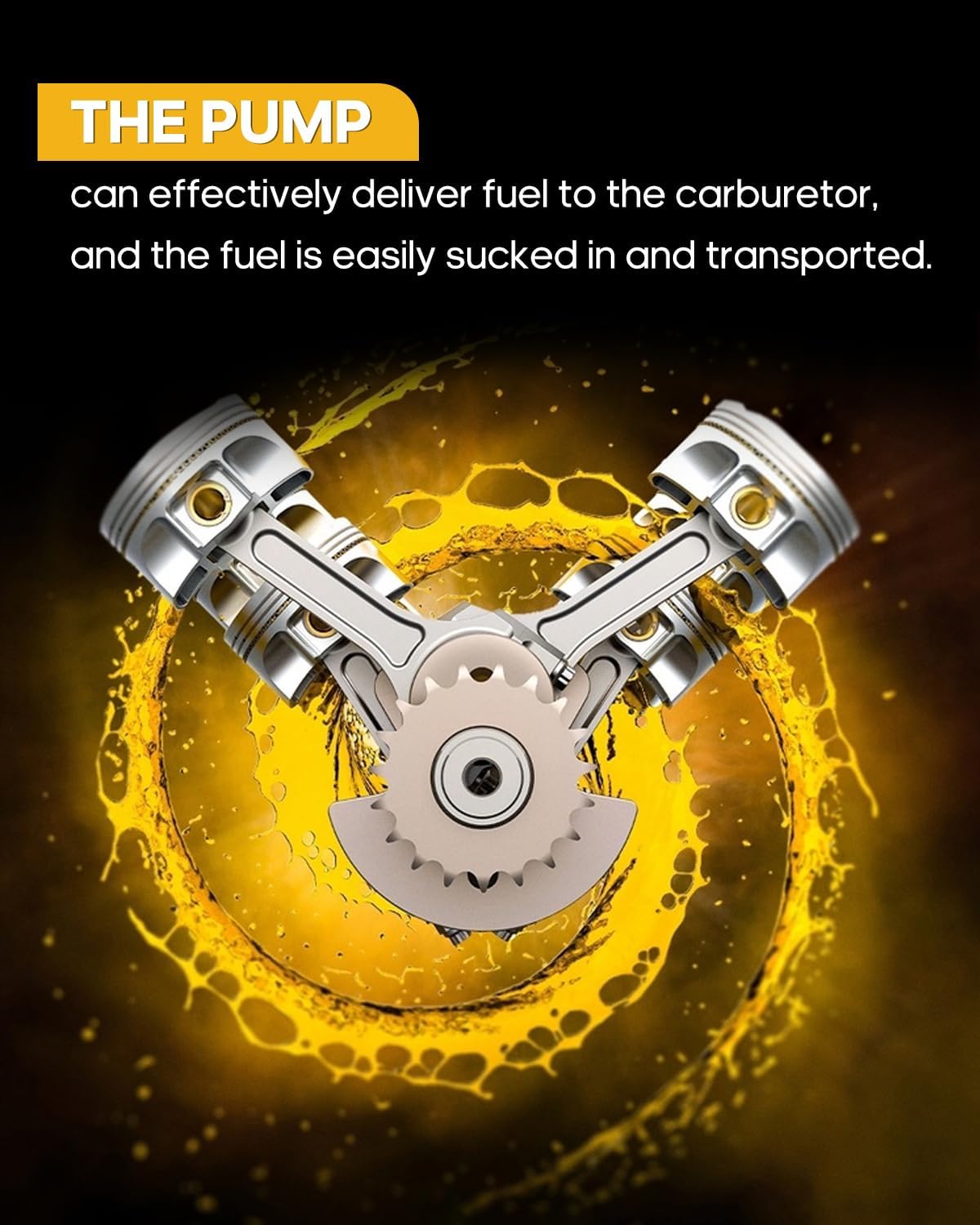 OCPTY Fuel Pump Replacement for Jaguar F-Pace 3.0L V6 Supercharged 2017 2018 2019 2020 for Jaguar F-Type 3.0L V6 Supercharged 2014 2015 2016-2020 Replaces for HM10082 C2D43874, C2Z22287, C2Z31828