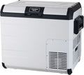 Explorer Bear Urban Series 48QT/45L 12V/24V Portable Battery Powered Electric Cooler Fridge Freezer Powered by LG Compressor (Battery Not Included)