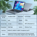 16 Inch Gaming Laptop Computer, 2026 Window 11 Pro Lap Top 16GB DDR4 RAM 512GB SSD, Processor N95(Up to 3.4GHz), 1200p FHD IPS Display, Office 365, Backlit Keyboard, 6000mAh, Portatil