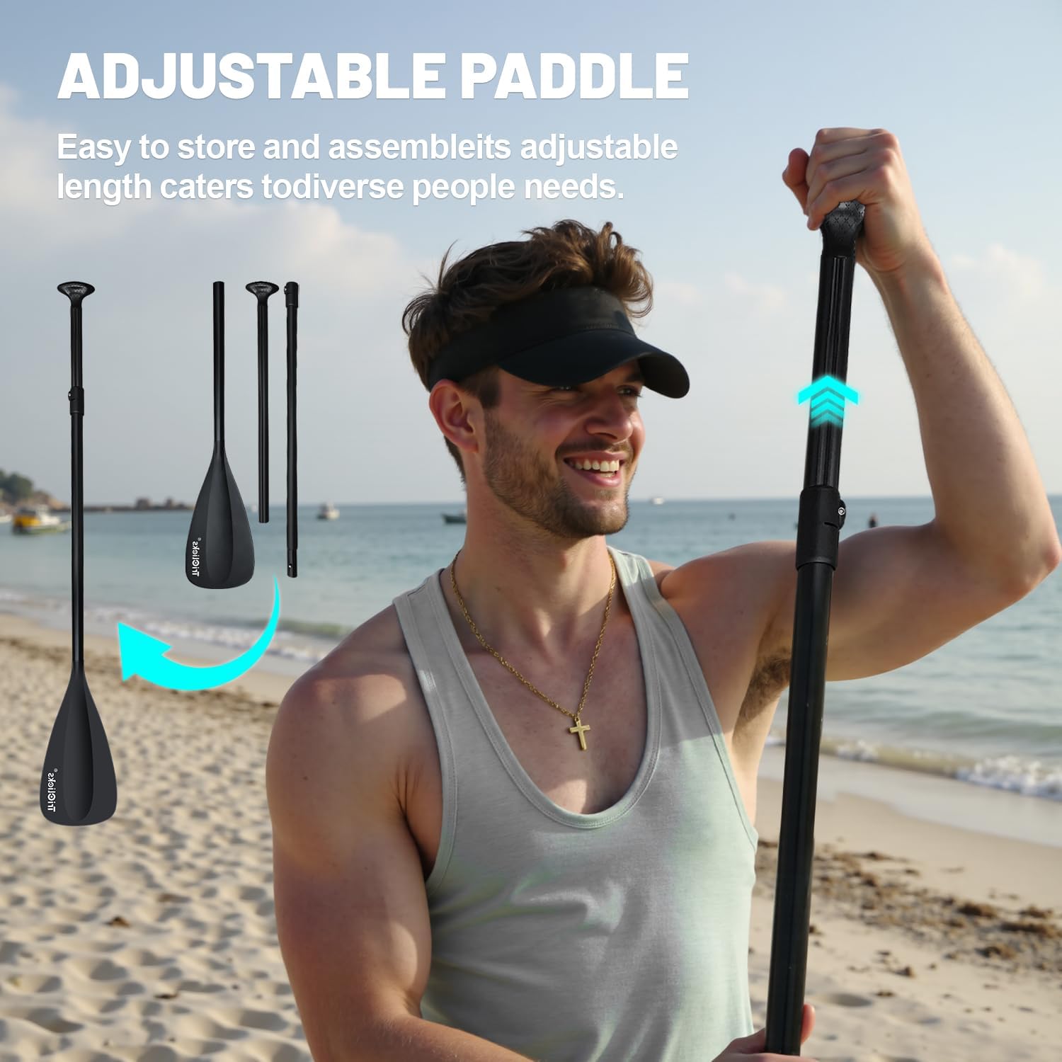 Triclicks Inflatable Stand Up Paddle Board 10ft Surfing Board Kit for Adults, Premium SUP Complete Kit with Adjustable Paddle Hand Pump Fin Leash Backpack