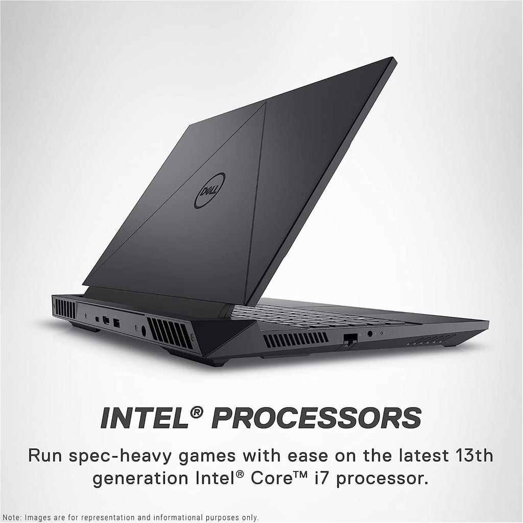 Dell G15 5530 Gaming Laptop, 13th Gen Intel Core i7-13650HX, 64GB DDR5 RAM, 2TB PCIe SSD, 15.6' FullHD Display, RTX 4060, Backlit Keyboard, Windows 11 Home, Dark Shadow Gray - NPO Backpack