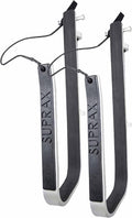 SurfStow Transport SUPRax 50050-2 Boat Mount/Rail Mount Single Board System | for Angled Stanchions | Stand-Up Paddle Board Rack | SUP Board Storage | | Metallic | 26 x 11 x 4 in