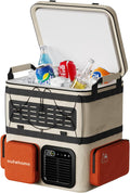outohome Portable Backpack Car Refrigerator, DC 12V Electric Fridge and Freezer,Electric Cooler,AC 110V 19QT/18L Compressor Cooler, Quick Freeze -4~68℉ for Truck,Van,RV,Camping and Outdoor Travel Use