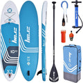 Zray 10 Foot 10 Inch X-Rider Deluxe X2 Inflatable SUP Outdoor Sport All Around Stand Up Paddle Board Kit with Ultimate Agile Light Technology, Blue