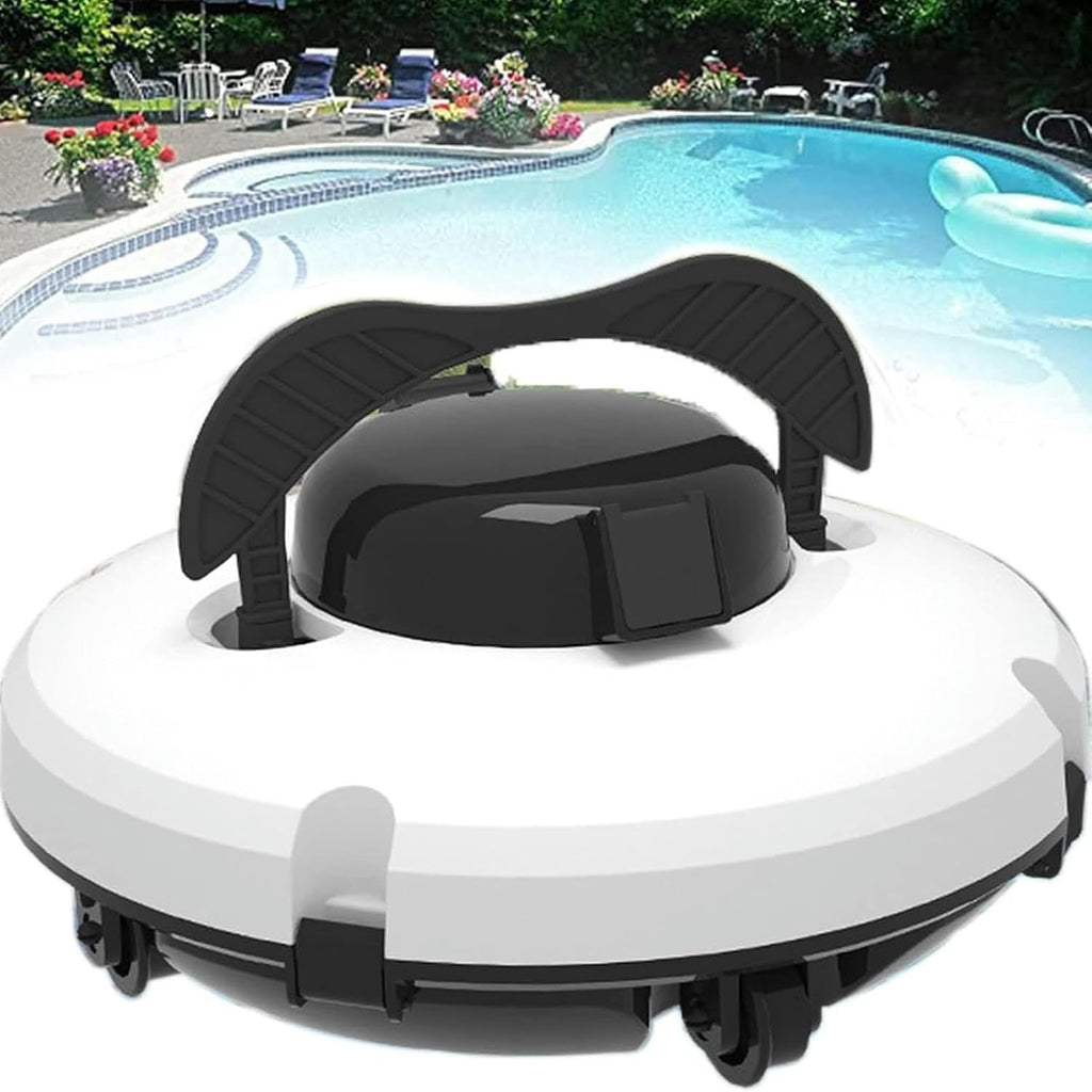 Cordless Pool Cleaner, Self-Parking Electric Pool Cleaning Robot,Pool Vacuum Lasts 120 Mins, for Above/In-Ground Flat Pools up to 860Sq.Ft