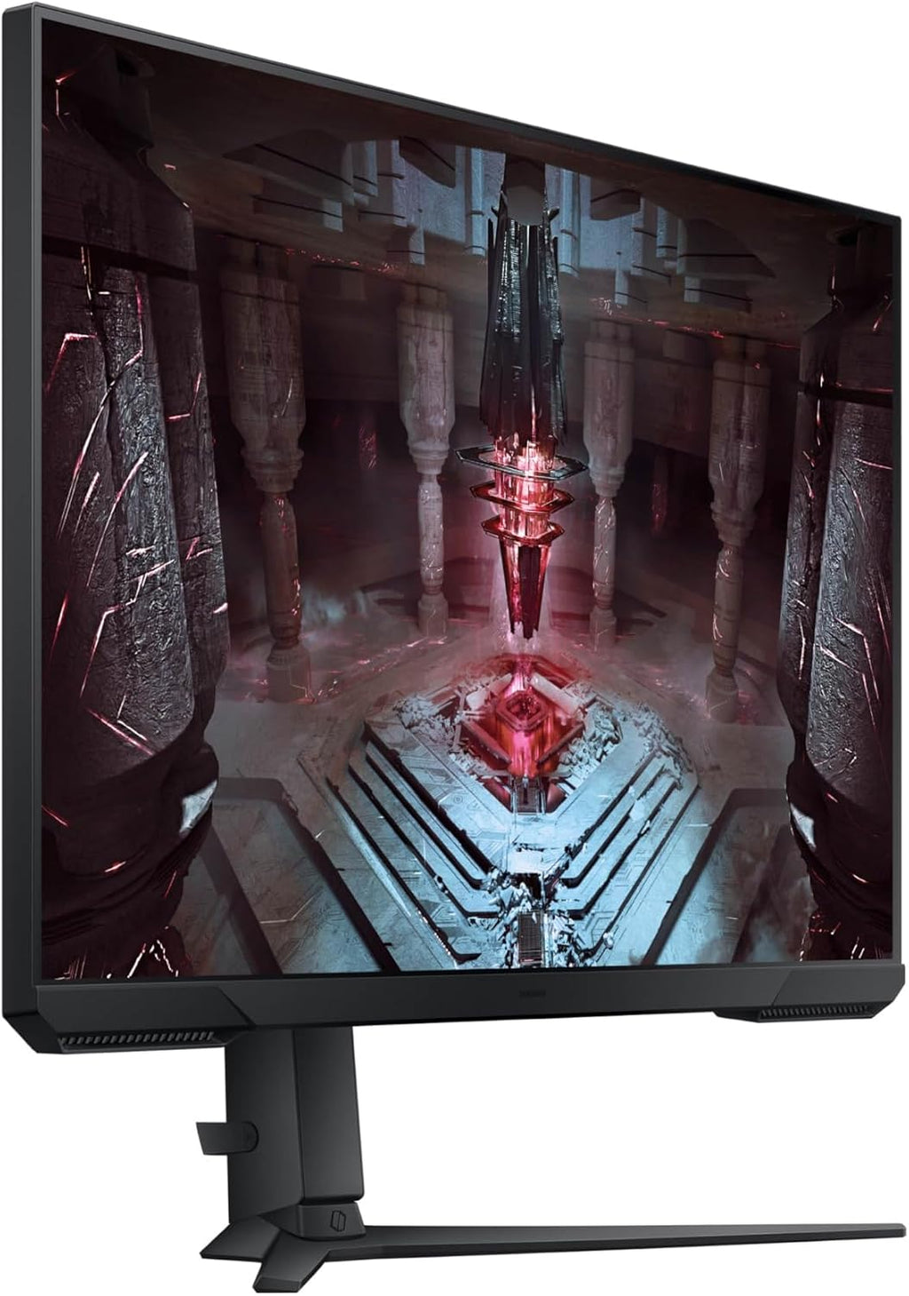 SAMSUNG 27-Inch Odyssey G51C Series QHD Gaming Monitor, 165Hz, 1ms, VESA Display HDR10, AMD FreeSync Premium, Black Equalizer, Virtual Aim Point, LS27CG512ENXZA