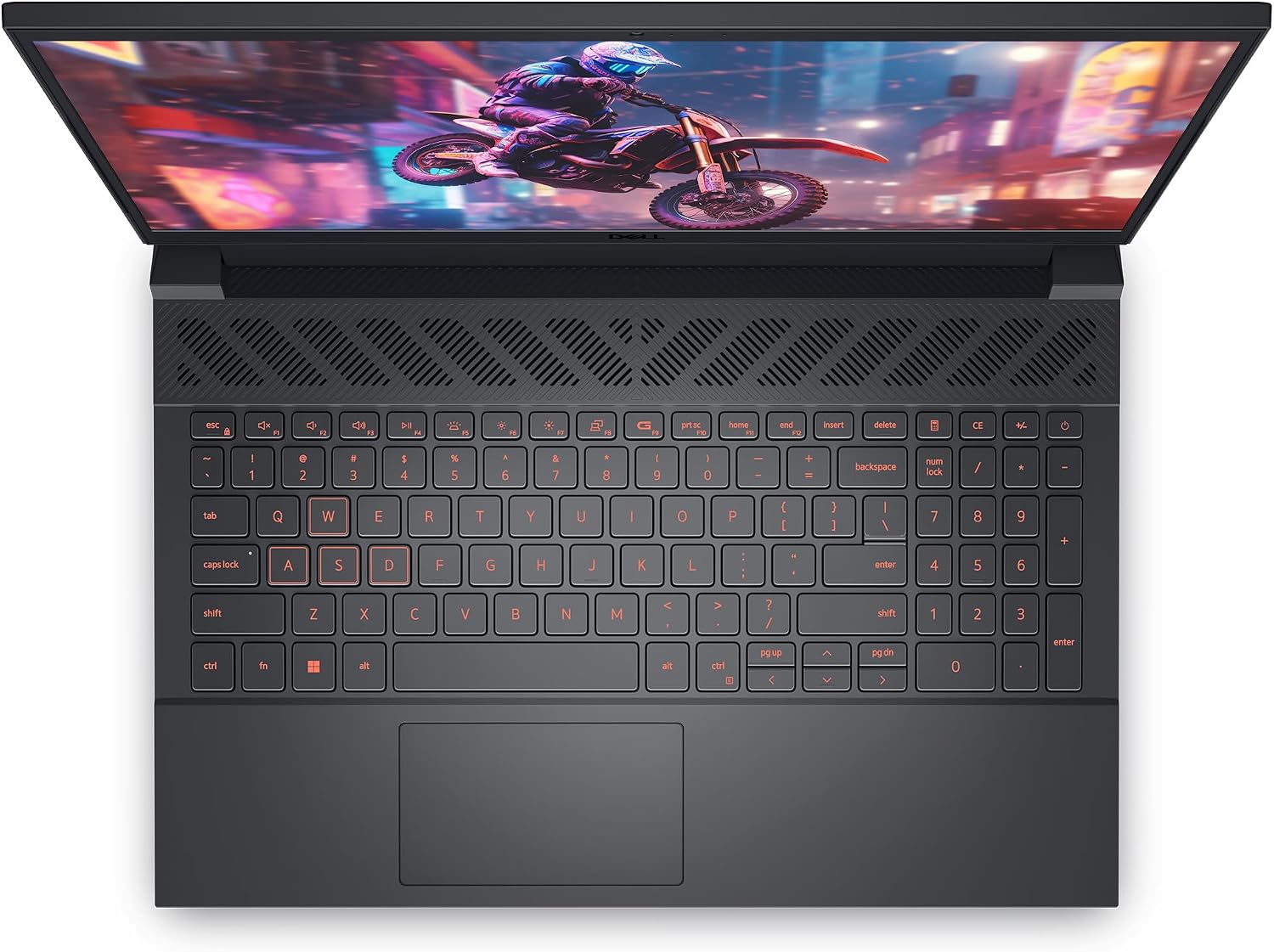 Dell G15 5530 Gaming Laptop, 13th Gen Intel Core i7-13650HX, 64GB DDR5 RAM, 2TB PCIe SSD, 15.6' FullHD Display, RTX 4060, Backlit Keyboard, Windows 11 Home, Dark Shadow Gray - NPO Backpack