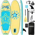 Kids Paddle Board with SUP Accessories, Child Paddle Board Durable, Lightweight, Stable Design, Wide Non-Slip Deck, 7ft 7.6ft 8ft 9.6ft Inflatable Paddle Boards for Kids & Youth