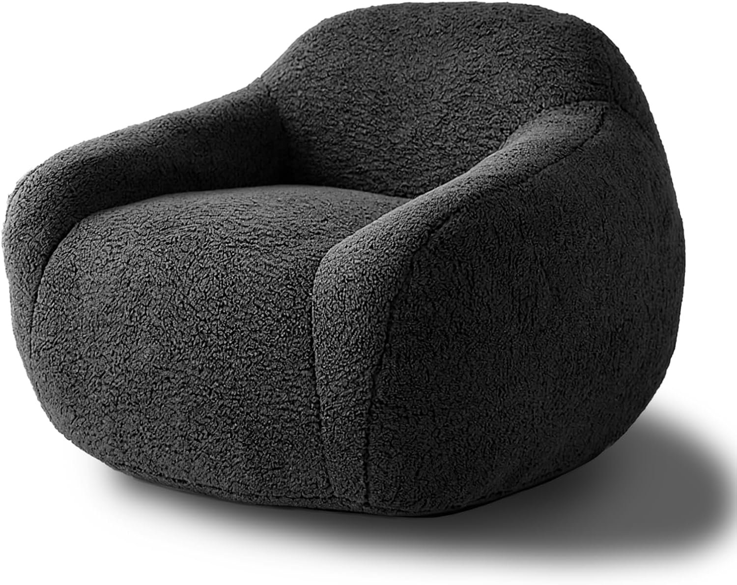 Large Bean Bag Chairs, Gaming Bean Bag Chairs for Adults and Kids, Giant Bean Bag Chair Oversized Beanbag Couch Big Lazy Sofa Lounge Chair with Armrest for Living Room/Bedroom (Dark Gray, Single)