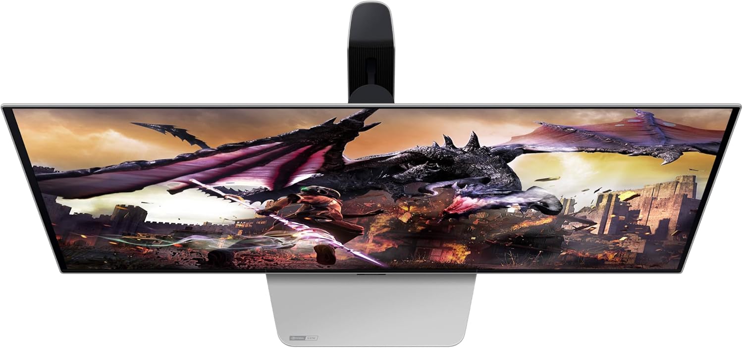 Samsung 32DG8 32 Inch Odyssey G80SD 4k UHD Smart Gaming Monitor with 5 Year Amber Protection Plan (2024)