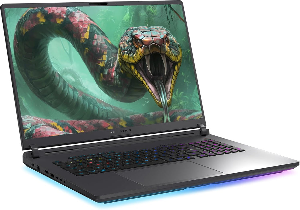 ASUS ROG Strix G18 Gaming Laptop, Intel Ultra 9-275HX, 32 GB DDR5 RAM, 4 TB PCIe SSD, 18' 2.5K (2560x1600) 240Hz Nebula Display, N-vidia G-Force RTX 5070Ti, 4-Zone RGB Keyboard, W11 Pro, Eclipse Gray