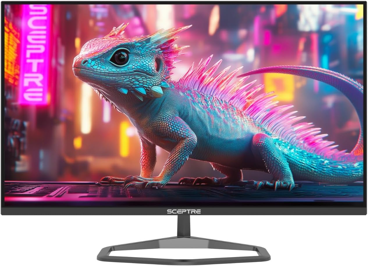 Sceptre New 32-inch 2K QHD Prime Gaming Monitor 2560 x 1440 up to 210Hz sRGB 115% 1ms DisplayPort HDMI Type-C Build-in Speakers, Machine Black 2026 ((E325B-QW200D Series)