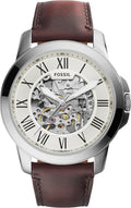 Fossil Men's Watch, Grant Quartz Stainless Steel Chronograph Watch for Men