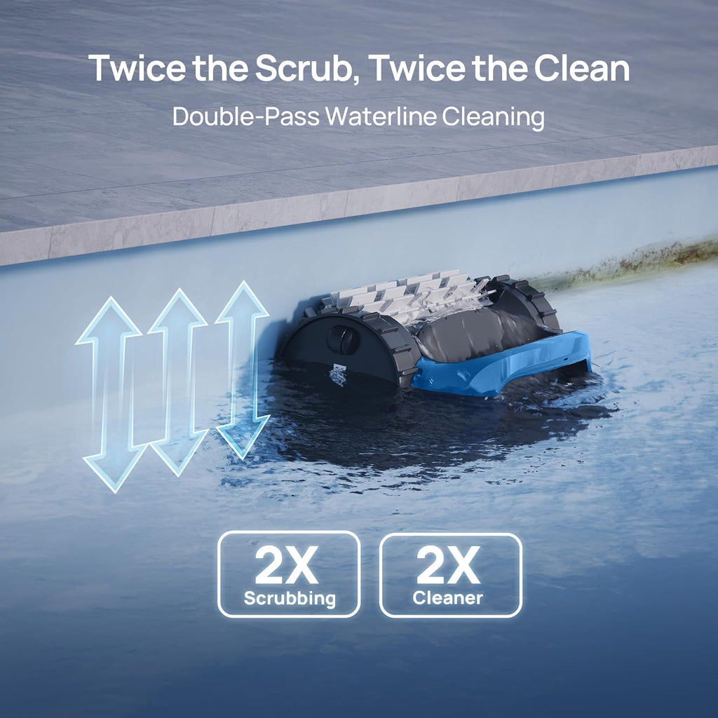 Beatbot AquaSense 2 Cordless Robotic Pool Vacuum Cleaner, Smart Surface Parking, Double-Pass Waterline Scrubbing, Cleans Floor, Walls and Waterline