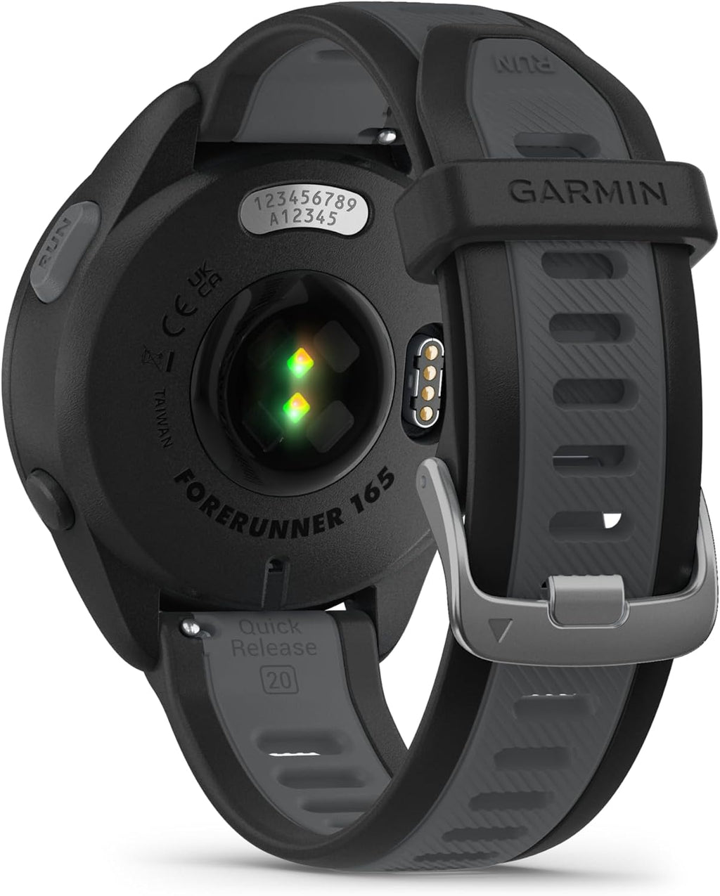 Garmin Forerunner 165 GPS Running Smartwatch, Fitness Tracker Smart Watch for Women and Men Bundle with Accessories - Black/Slate Gray