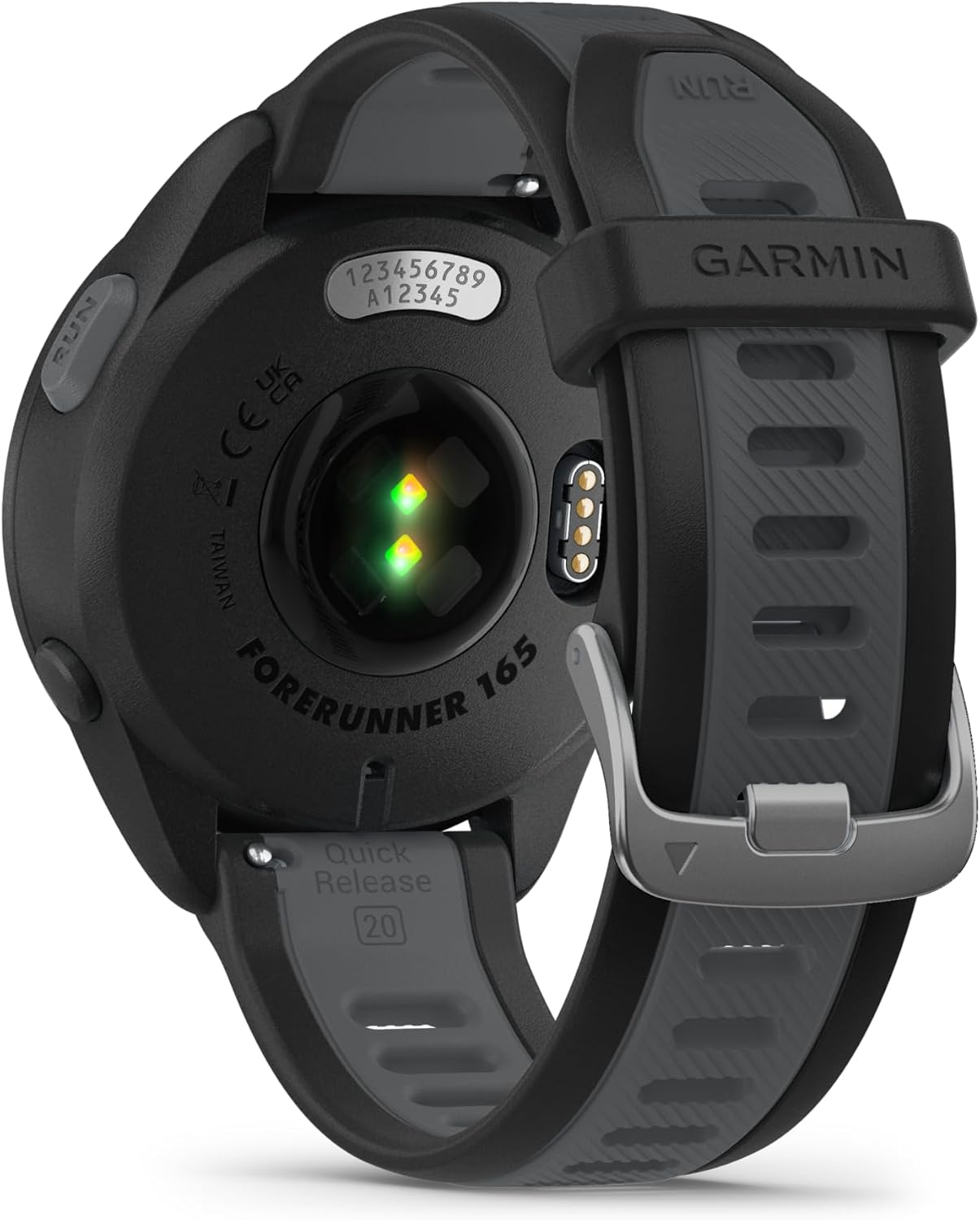Garmin Forerunner 165 GPS Running Smartwatch, Fitness Tracker Smart Watch for Women and Men Bundle with Accessories - Black/Slate Gray